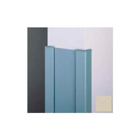 Pawling Surface Mounted End Wall 90Deg Corners, 2'' Wings, 8' Height W/Caps. 6" W, Bone CG-11-8-238